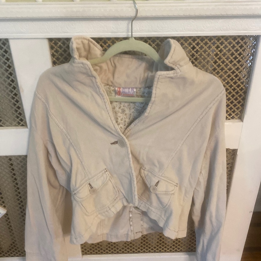 Vintage Bill Blass Jeanswear Corduroy Blazer Jacket Petite Med